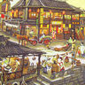 KS十字繡南鄉(xiāng)舊夢(mèng)圖客廳大幅2024新款線繡風(fēng)景畫需定制66色自己繡 古娟中格342X75三股棉繡 曬單實(shí)拍圖
