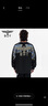 BOY LONDON【孔雀之翎】男女重工刺繡寬松潮牌圓領(lǐng)套頭衛衣N03009 藍色 XS 曬單實(shí)拍圖