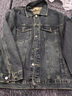 潮與共美式經(jīng)典復古重工牛仔外套男春秋款寬松大碼潮牌工裝夾克男 藍色 XL 適合140-160斤 曬單實(shí)拍圖