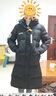 鴨鴨（YAYA）長(zhǎng)款羽絨服女新款男女同款冬季極寒情侶過(guò)膝加厚保暖外套面包服 曬單實(shí)拍圖