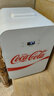 可口可樂(lè)（Coca-Cola）車載冰箱20L車家兩用數(shù)顯溫控迷你小冰箱辦公室宿舍母乳冷暖箱 白-雙核強(qiáng)制冷/數(shù)顯 車家兩用 20L 曬單實(shí)拍圖