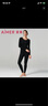 愛慕（Aimer）【煥齡衣】保暖內(nèi)衣女抗菌親膚圓領(lǐng)長保暖褲秋衣秋褲 經(jīng)典黑-褲子 L (170) 曬單實(shí)拍圖