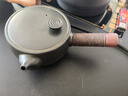私朹堂 側(cè)把壺陶瓷茶壺大號 日式功夫茶具茶道粗陶煮茶壺 普洱便攜泡茶壺單 泡茶壺（不可煮）360ML 曬單實拍圖