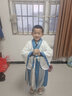 勤思路漢服男童國學(xué)服中國風(fēng)古裝書(shū)童服裝三字經(jīng)弟子規兒童演出服小學(xué)生 如意拼接廣袖男款 建議身高120cm 曬單實(shí)拍圖