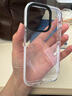 高級感簡約透明蘋果15手機殼iPhone14Promax硅膠13防摔12軟11情侶保護套xs男女xr 防撞條硅膠軟殼【白邊透明】 iPhone15pro 曬單實拍圖