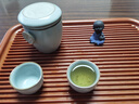 陶福氣汝窯旅行茶具套裝便攜式一壺兩杯快客杯禮品戶外露營功夫茶杯泡茶 天青祥龍一壺兩杯-圓滿杯-便攜包 曬單實拍圖