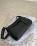 朱爾包包女包休閑簡(jiǎn)約女士單肩包時(shí)尚牛皮斜挎包送老婆實(shí)用生日禮物 【黑色】尺寸(CM)：28*8*20 曬單實(shí)拍圖