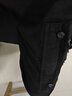 花花公子（PLAYBOY）工裝褲男秋冬季新款潮流寬松束腳褲子男士沖鋒褲休閑四面彈男褲 黑色 28 曬單實(shí)拍圖