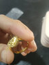 賽菲爾黃金戒指足金999.9仿鉆愛心女戒時(shí)尚大氣閃耀桃心送生日禮物 約5.05克 曬單實(shí)拍圖