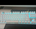 惠普（HP）GK200机械键盘有线办公游戏键盘 20种背光灯效 87键电竞键盘鼠标套装电脑外设键鼠 皎月白【键鼠套装-茶轴】 实拍图
