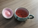 萬(wàn)仟堂（Edenus）茶杯 陶瓷高檔水果茶具創(chuàng  )意西瓜辦公杯泡茶杯馬克杯水杯 頂呱呱 西瓜釉 曬單實(shí)拍圖