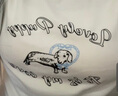 森馬（Semir）短袖t恤女短款圓領(lǐng)修身上衣2025夏季萌寵印花套頭衫109325100027 曬單實(shí)拍圖