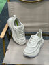 摩蓓 MOERBAI情侶休閑運動(dòng)鞋春秋季透氣新款潮流百搭厚底男女同款老爹鞋子男鞋 白藍 42 偏大一碼 曬單實(shí)拍圖