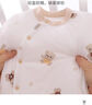 小三月新生嬰兒衣服秋冬棉衣上衣棉襖剛出生寶寶加厚冬季棉服分體冬裝 A108-S小熊咖 90碼，建議24-28斤 曬單實拍圖
