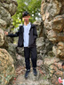 HIPANDA運(yùn)動(dòng)外套男休閑夾克登山訓(xùn)練硬殼防風(fēng)戶外騎行服男裝上衣 黑 XL 曬單實(shí)拍圖