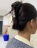 兩世歡萌趣可愛貓咪扭扭夾2025新款高級感后腦勺一字抓夾女盤發(fā)發(fā)卡頭飾 【透黑底夾】灰色眼鏡小貓 曬單實拍圖