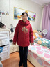 半繪媽媽中老年女裝秋冬款棉服女短款冬裝加厚大碼60歲70老人奶奶太太 紅色 2XL [推薦106-120斤] 曬單實(shí)拍圖