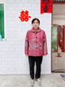 桓黎奶奶秋裝呢外套老年人衣服60歲70老年女裝春秋老太太媽媽裝 藍(lán)色春秋款【上衣】 2XL 建議105-120斤 曬單實(shí)拍圖
