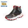 Skechers斯凱奇秋冬童鞋寶寶雪地靴高幫兒童棉鞋男童保暖棉靴 8701647L 曬單實(shí)拍圖
