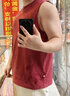 馬登工裝美式復古硬漢做舊背心男純棉運動(dòng)健身打底坎肩男士無(wú)袖T恤夏 舊炭黑 【砍袖/外穿/搖滾背心】 2XL 曬單實(shí)拍圖