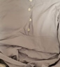 浪莎睡裙100%純棉待產月子服春秋帶胸墊大碼透氣睡衣女居家可外穿 曬單實拍圖