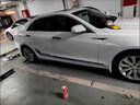 QZP適用于凱迪拉克CT5刀鋒葉子板X(qián)T6專(zhuān)車(chē)XT5側標貼XTS金屬裝飾車(chē)身用 凱迪拉克【槍色+黑標】一對裝 曬單實(shí)拍圖