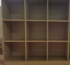 蔓斯菲尔（MSFE）儿童书架置物架书架落地储物格子柜客厅实木色书本收纳矮书柜书架 【9格】90x93cm-原木纹色 实拍图