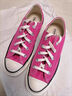 匡威（Converse）官方 All Star男女低幫帆布鞋西瓜紅玫紅色A06569C A06569C 35 曬單實(shí)拍圖