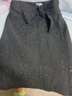 EVISU女士滿(mǎn)地海鷗花朵半身裙2EAHTW3SK4062FFPQ 黑色 M 曬單實(shí)拍圖