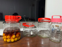阿德利亞（ADERIA）密封罐玻璃食品級泡酒專用瓶子泡菜壇子腌咸菜容器蜂蜜空瓶儲物罐 3L紅蓋泡酒瓶（6斤）1個 曬單實拍圖
