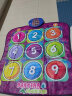 ZIPPY MAT跳舞毯音乐垫游戏毯宝宝早教2女孩3幼儿童毯5玩具6生日4礼物1-8岁 紫色数字跳舞毯 实拍图