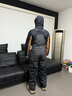 迪卡儂（DECATHLON）冬季戶外運(yùn)動(dòng)防風(fēng)滑雪褲背帶褲寬松保暖防水工裝BIB500 深灰色（新老款隨機(jī)）15000mm防水 L 曬單實(shí)拍圖