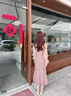 鉑朗尼奧禮服女宴會(huì)晚禮服高檔小個(gè)子粉色晚禮服女小眾輕奢高端宴會(huì)氣質(zhì)高 香檳粉 XXL 曬單實(shí)拍圖