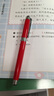 畢加索（pimio）新年禮物鋼筆財務(wù)特細筆男女士商務(wù)辦公成人學(xué)生用墨水筆0.38mm筆尖M09亮紅色 曬單實(shí)拍圖