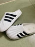 adidas adiFOM SUPERSTAR MULE拖鞋廚師鞋穆勒鞋阿迪達斯三葉草   白/黑   40.5 曬單實拍圖
