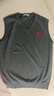 U.S. POLO ASSN.馬甲男秋冬保暖打底背心針織男士馬夾上衣男裝 淺灰 2XL  曬單實(shí)拍圖