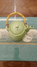 古笙記 青瓷茶具套裝家用茶壺茶杯景德鎮(zhèn)陶瓷現(xiàn)代簡約中式大號(hào)提梁壺 青瓷茶具（1壺+6杯+儲(chǔ)水盤+茶罐 曬單實(shí)拍圖