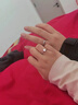 DRAGBOLL鉆戒女莫桑石戒指情侶對(duì)戒一對(duì)結(jié)婚訂婚求婚七夕送老婆七夕節(jié)禮物 女戒50分活口+男戒活口 曬單實(shí)拍圖