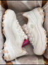 斯凱奇（Skechers）女鞋秋冬珠珠熊運(yùn)動(dòng)鞋子厚底增高經(jīng)典老爹鞋149463 乳白色/OFWT 36.5 正常碼，腳背寬高選大半碼 曬單實(shí)拍圖