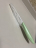 美帝亞陶瓷刀套裝4.5寸水果刀刨刀削皮器廚房刀具瓜果蔬料理輔食刀工具 （免磨陶瓷水果刀+刨刀）-海螺綠 曬單實(shí)拍圖
