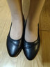 卡帝樂(lè )鱷魚(yú)（CARTELO）真皮單鞋女軟底平底鞋春秋2026新款中老年皮鞋工作鞋媽媽女鞋低跟 黑色 41 曬單實(shí)拍圖
