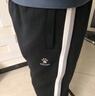 卡爾美（KELME）針織籃球長褲排扣褲男春秋季新款出場褲訓(xùn)練運動褲 瑪瑙黑 XL 曬單實拍圖