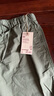 無(wú)印良品（MUJI）女式 水洗 平紋 短褲 休閑 褲子女款夏季款女裝中褲 外穿 卡其色4S M (160/66A) 曬單實(shí)拍圖