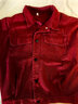 啄木鳥(niǎo)洋氣牛仔外套女2025年春秋新款女裝時(shí)尚短款工裝牛仔衣潮 酒紅色 L 建議120-130斤 曬單實(shí)拍圖