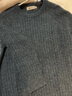 皮皮狗 秋冬新品 羊絨衫男士商務(wù)休閑半高領(lǐng)百搭毛衣內(nèi)搭打底針織衫 黑色701 2XL 185/104A 曬單實(shí)拍圖