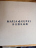 瑪麗亞·古琦（MARJA KURKI）絲光羊毛圍巾女冬季 保暖女士紅圍巾披肩兩用禮盒裝 英倫格圍脖女 米色 曬單實(shí)拍圖