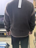 布先生布先生撞色圓領(lǐng)毛衣男2023春秋新品落肩袖上衣長(cháng)袖KT01952 咖啡 3XL (190) 曬單實(shí)拍圖