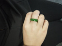 千琢和田玉戒指男女款情侶禮物和田碧玉指環(huán)附鑒定證書(shū) 內徑約18毫米 曬單實(shí)拍圖