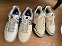 FILA FUSION斐樂潮牌BANK DX情侶場下滑板鞋時尚運動鞋板鞋男女休閑鞋 古白色/奶白-AG【男款】 40.5 曬單實拍圖