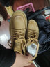 他她商場(chǎng)同款短靴男靴工裝鞋真皮加絨厚底馬丁靴秋冬VEL01DD3 土黃（單里） 40 曬單實(shí)拍圖